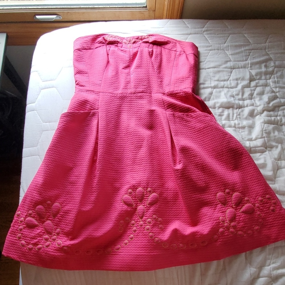 Lilly Pulitzer strapless dress